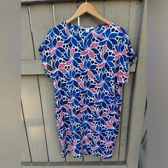 Diane Von Furstenberg Harriet Ocelot Shift Dress Silk Blend Casual Officecore S - Picture 2 of 9